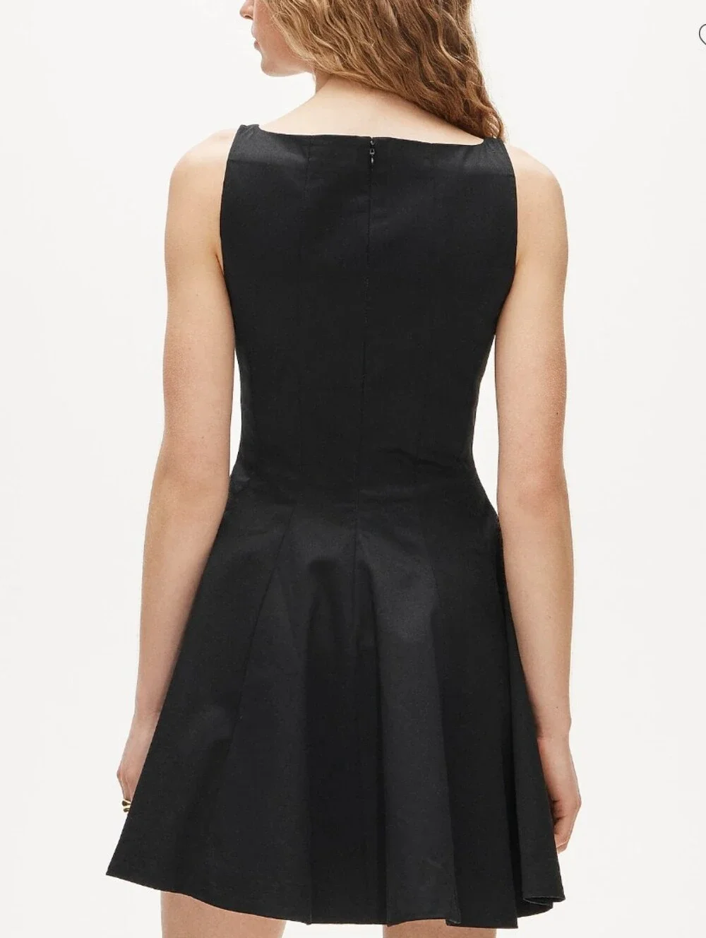 J Crew Pleated mini dress in chino CS969 Size 10 Tall